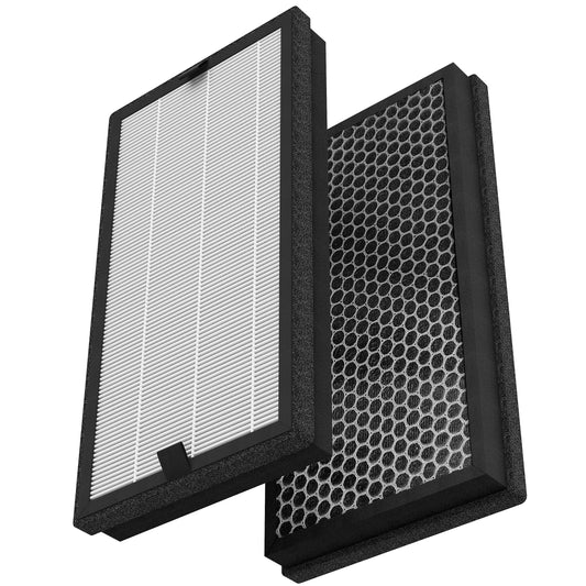 Air Purifier Replacement P360 True HEPA Filter, H13 True HEPA Filter,Removes 99.97% of Particles, Fresh Air with 200g Activated Carbon Filter to effectively remove odors, gases, allergies and pets